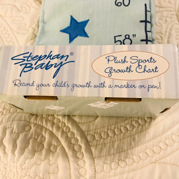 Stephan Baby Plush Sports Growth Chart - Baseball Mitt NWT - Picture 2 of 11